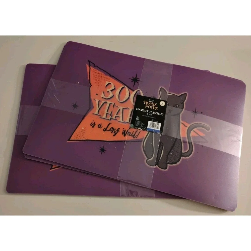 NWT‎ Hocus Pocus Disney Foamback Halloween Placemats 13